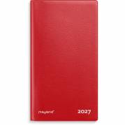 Mayland 27090010 indexkalender 17x9,5cm r&oslash;d 