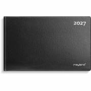 Mayland 27132000 mini bordkalender 9,5x15,3cm sort 