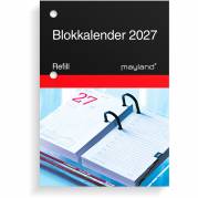Mayland 27140000 blokkalender refill 11,5x8cm 