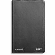 Mayland 27180000 noteringskalender 16,2x10cm sort 