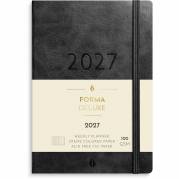 Burde 27201400 Forma Deluxe ugekalender A6 sort tv&aelig;rformat 