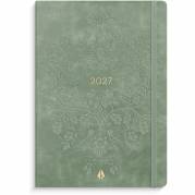 Burde 27201420 Forma Deluxe ugekalender A6 gr&oslash;n tv&aelig;rformat 