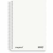 Mayland 27210010 dag spiralkalender 17,5x13,5cm hvid 