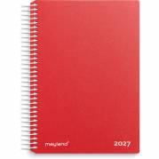 Mayland 27210040 dag spiralkalender r&oslash;d 17,5x13,5cm 