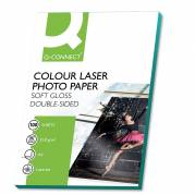 Laserpapir Q-Connect Soft-Gloss A4 210g pk/100