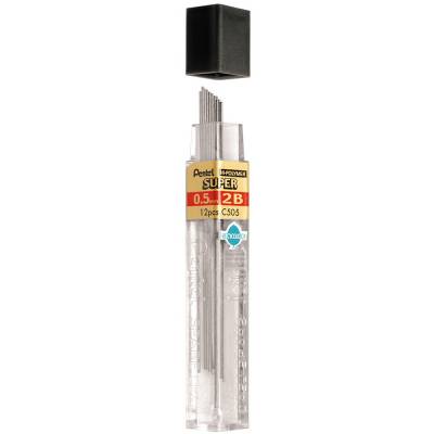 Pentel Hi-Polymer stifter 2B 0,5mm