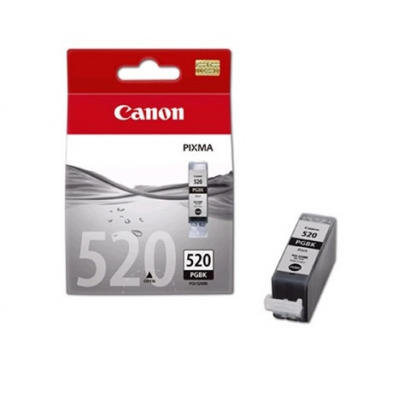 Canon PGI-520BK 2932B001AA Sort Bl&aelig;kpatron, 350 sider