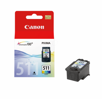 Canon CL-511 3-i-1 Farve Bl&aelig;kpatron, 250 sider