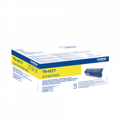 Brother TN-421Y Gul Lasertoner, 1.800 sider