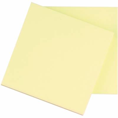 Q-Connect Quick notes 76x76mm Pk. m/12stk gul