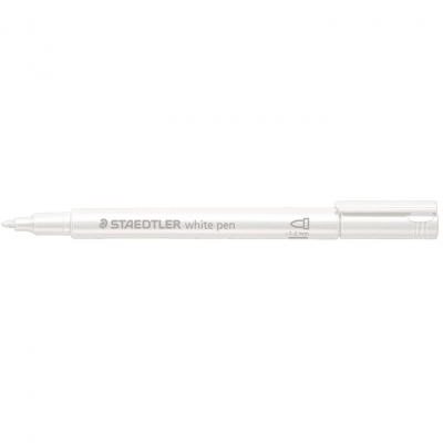 Staedtler 8323 marker 1-2mm metallic hvid