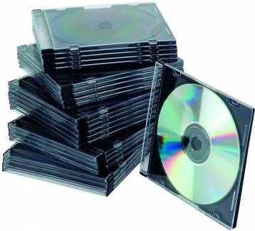 Q-connect CD/DVD Jewel-case 25stk 