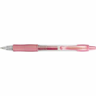 Pilot G2 gelpen med 0,7 mm spids i skrivefarven rosa 