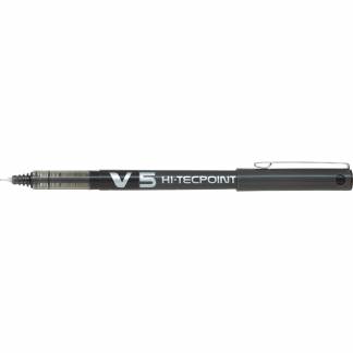 Pilot V5 Hi-Tecpoint kuglepen 0,5mm sort 