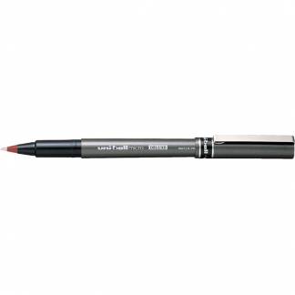 Uni-ball 155 DELUXE pen med 0,2 mm stregbredde i farven rød 