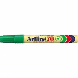 Artline 70 marker med rund 1,5 mm spids i farven grøn 