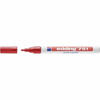 Edding 751F paintmarker 1-2mm r&oslash;d