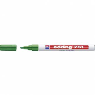 Edding 751F Paint Marker med small skrivebredde på 1 til 2 mm i farven grøn 