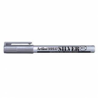 Artline 999XF paintmarker med 0,8 mm skrivespids i farven sølv 