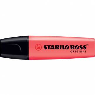 Tekstmarker Stabilo Boss lys rød