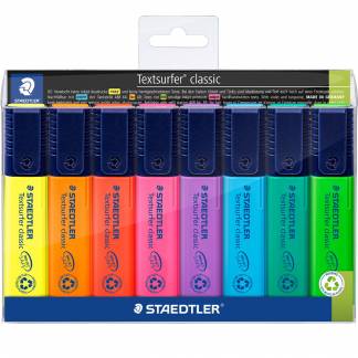 Tekstmarker Staedtler Textsurfer - 8 farver