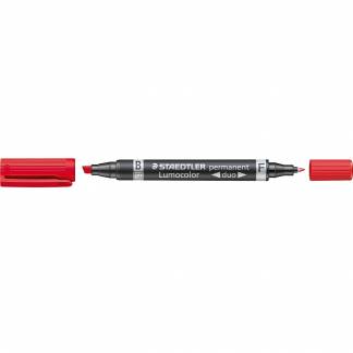 Staedtler Duo 348 marker r&oslash;d 