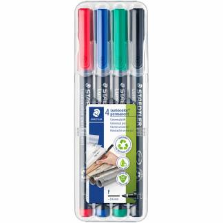 Staedtler Lumocolor 318 overheadpenne i sampak 