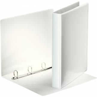 Esselte vinduesringbind i A4 med 4DR og 44 mm rygbredde i farven hvid 