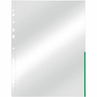 Esselte signallommer A4 105my grøn kant 