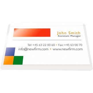 BNT visitkortlomme 60x105mm 10stk 