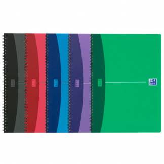 Oxford Urban Mix notesbog A4 kvadreret assorteret