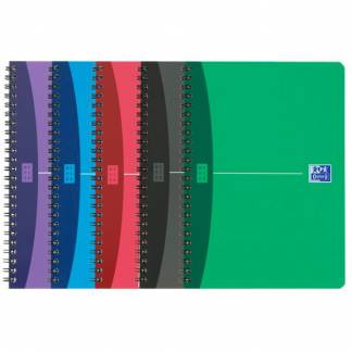 Oxford Urban Mix notesbog A5 kvadreret assorteret