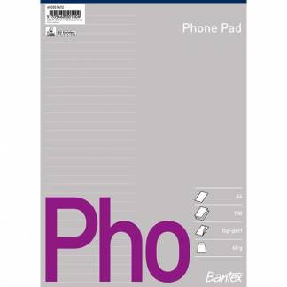 Blok Esselte m/stub A4 Linjeret M/perf.