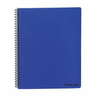 Bantex Strong-Line kollegieblok A5+ linjeret bl&aring; 