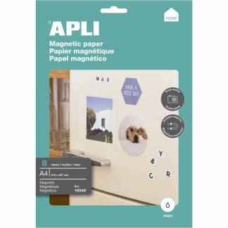 Apli magnetisk papir A4 640g 8ark 