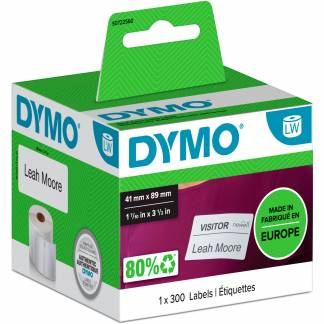 Dymo LabelWriter navneskilt etiketter 4,1x8,9cm 