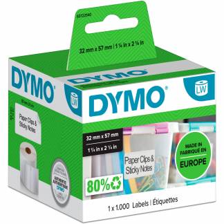 Dymo LabelWriter etiketter 32x57mm hvid 