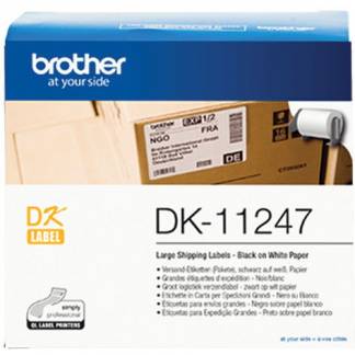 Brother DK-11247 Etiketter papir 103,6x164,3mm 180stk. 