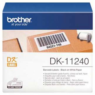 Brother papiretiket 102x50mm hvid 600stk 
