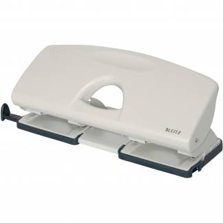 Leitz 5022 hulapparat med 4 huller i grå 
