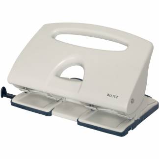 Leitz 5132 hulapparat med 4 huller i grå 