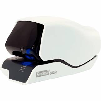 Rapid 5025E el-hæfter 25ark hvid 