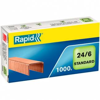 Rapid Standard 26/6 hæfteklammer i kobber 