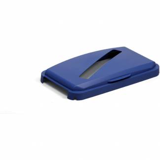 Durable DURABIN foldbart låg 60L t/papir blå 