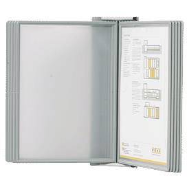 BNT registersystem v&aelig;gmodel Model D til 20 lommer i A4 i farven gr&aring; 