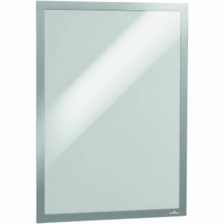 Durable Duraframe selvklæbende magnetramme pk. a 2 stk. i A3 i farven sølv 