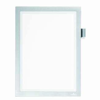 Durable Duraframe Note magnetramme A4 sølv 