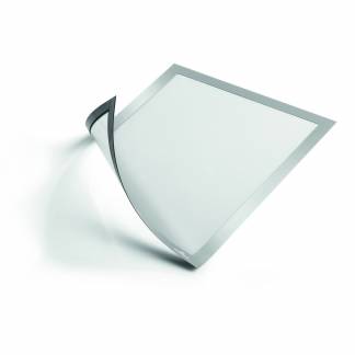 Durable Duraframe Magnetic magnetlomme A4 sølv 5stk 