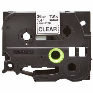Brother TZE tape 36mm sort/klar 
