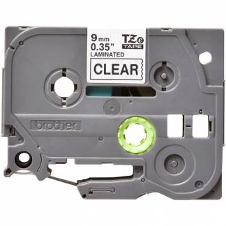 Brother TZE tape 9mm sort/klar 